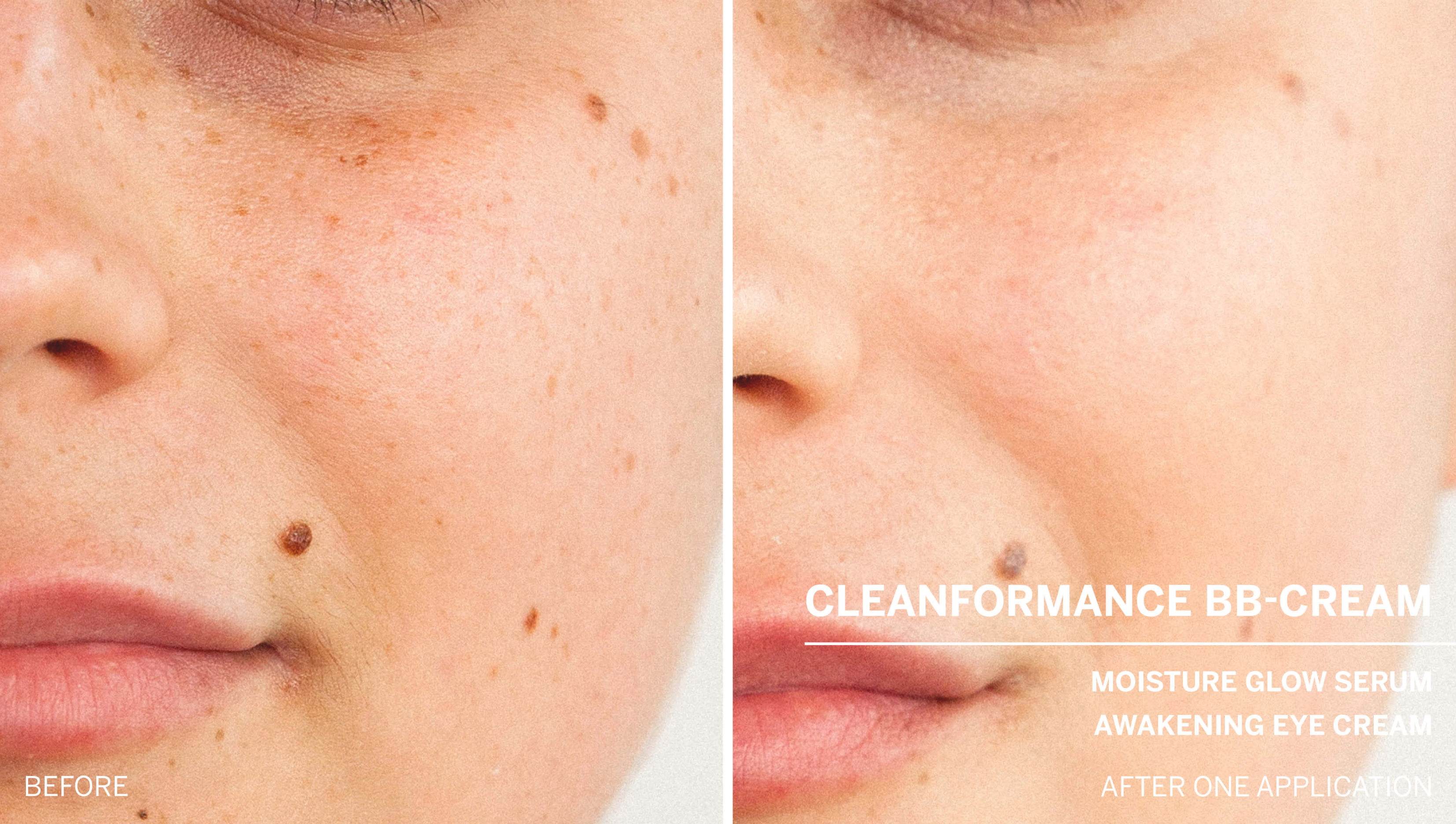 Doctor Babor Cleanformance BB-Cream Before and After